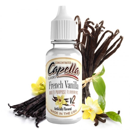 Capella - French Vanilla v2 Aroma (Fransız Vanilyası Aromalı) - 10 ML Capella - French Vanilla v2 Aroma (Fransız Vanilyası Aromalı) - 10 ML