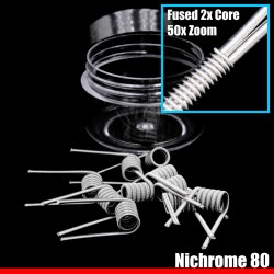 Wire Optim | Alien Fused Clapton - Ni80 | Dual: 0.15 Ohm / 5 Wrap