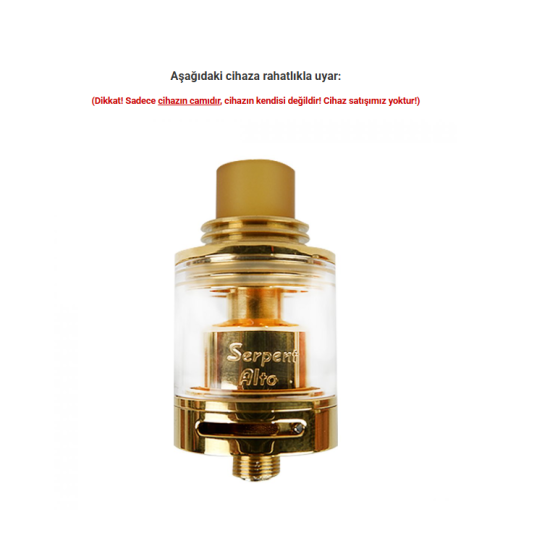 Wotofo Serpent Alto RTA Atomizer Camı