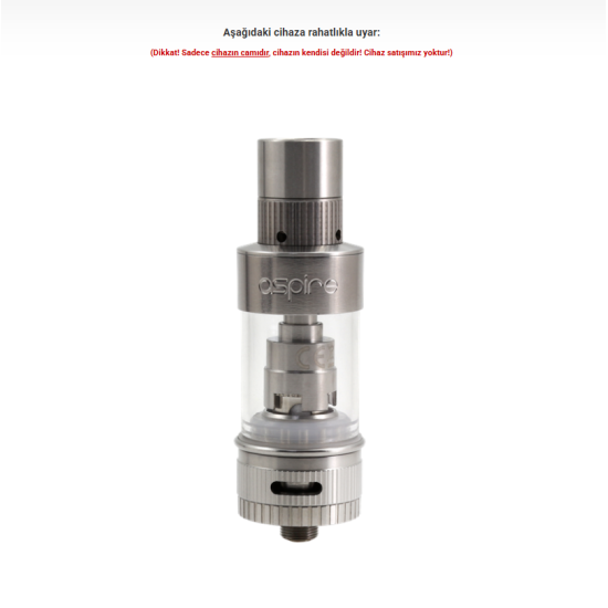 Aspire Atlantis Atomizer Camı