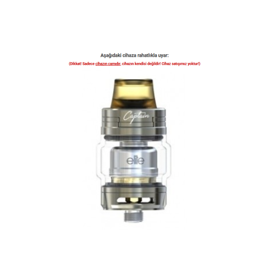 iJoy Captain Elite RTA Atomizer Camı
