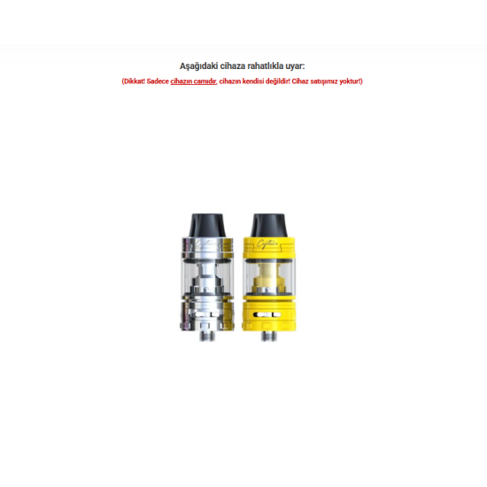iJoy Captain Mini Subohm Tank Atomizer Camı