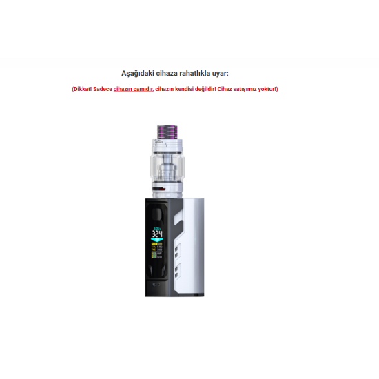 iJOY Captain X3 Atomizer Camı