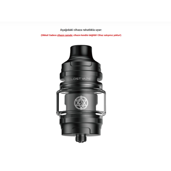 Lost Vape Centaurus Sub Ohm V2 Tank Atomizer Camı