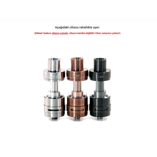 Uwell Crown 2 Atomizer Camı