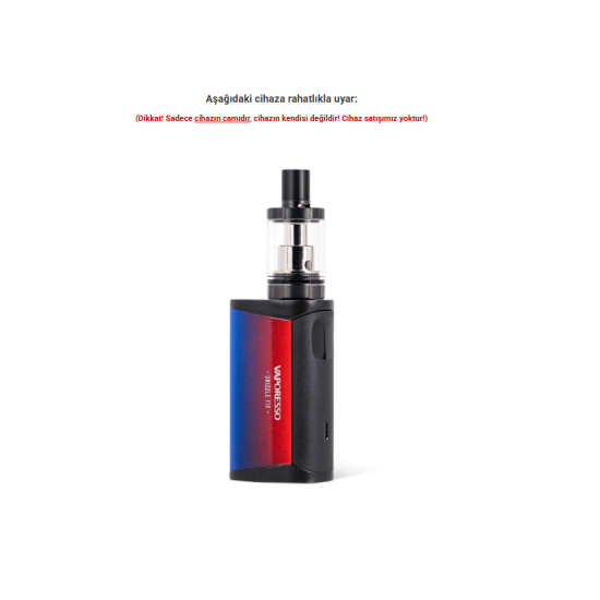 Vaporesso Drizzle Fit Kit Atomizer Camı