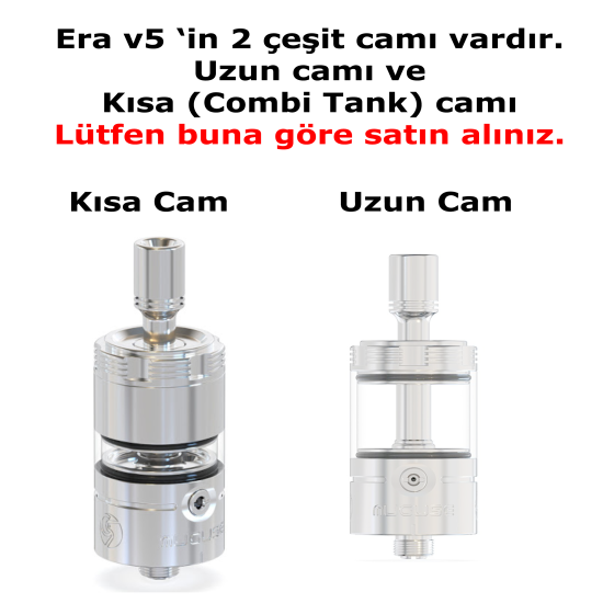 Auguse Era v5 MTL RTA Atomizer Camı