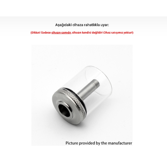 Ulton Kuma RTA Extension Tank Camı (Uzun Camı)