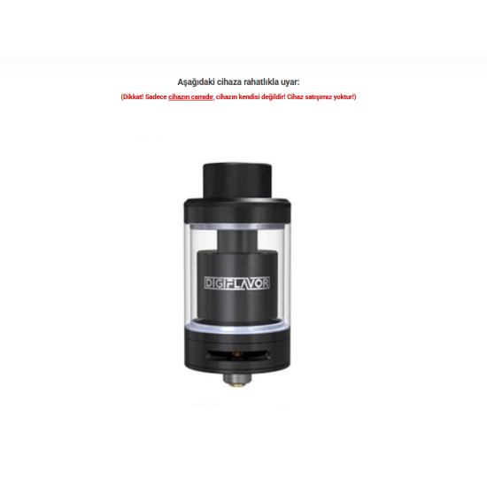 Digiflavor Fuji Son GTA Atomizer Camı