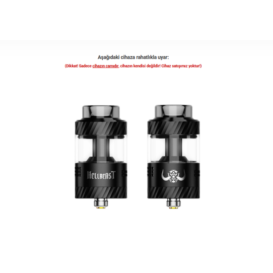 Hellvape HellBeast RTA Atomizer Camı