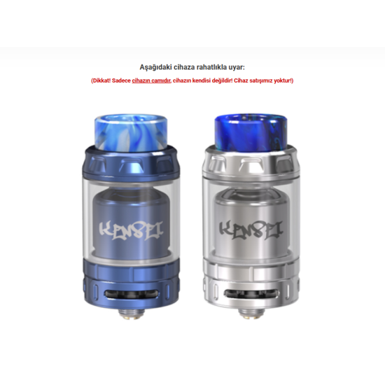 Vandy Vape Kensei 24 RTA Atomizer Camı