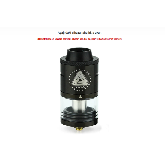 iJOY Limitless RDTA Atomizer Camı