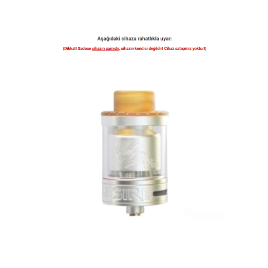 Desire Mad Dog GTA RTA Atomizer Camı