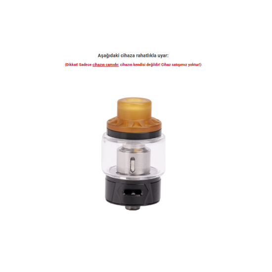 Sigelei Moonshot 120 Tank Atomizer Camı