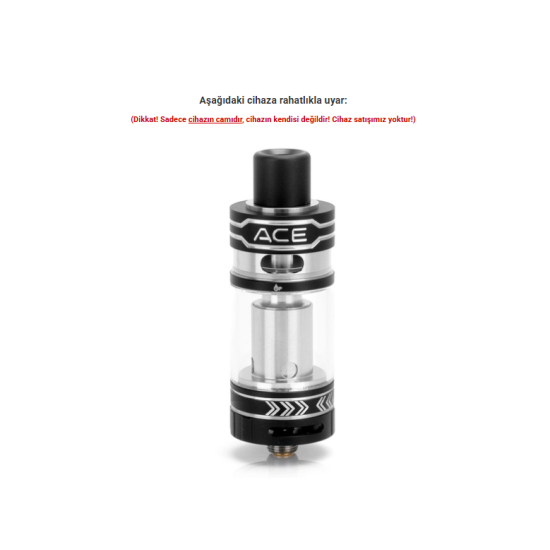 OBS Ace Tank Atomizer Camı