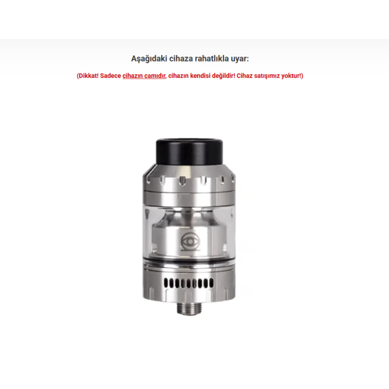 Vaperz Cloud Osiris Mini RTA Atomizer Camı