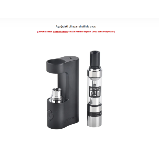 Justfog Q14 Atomizer Camı