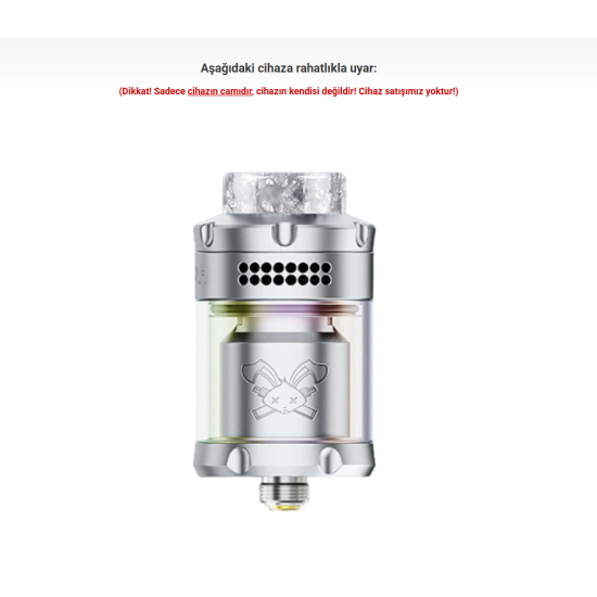 HellVape Dead Rabbit V3 RTA 2024 Edition Atomizer Camı