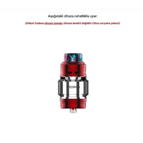 VooPoo Rimfire RTA Atomizer Camı