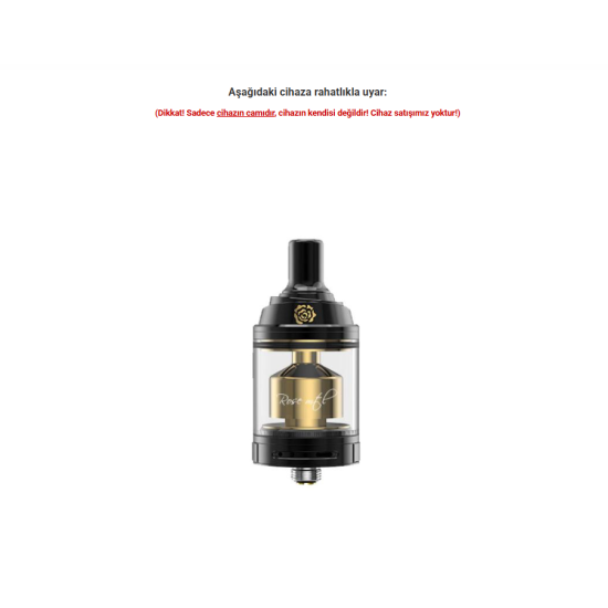 Fumytech Rose MTL RTA Atomizer Camı