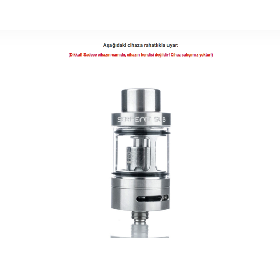 Wotofo Serpent Sub 22 Atomizer Camı