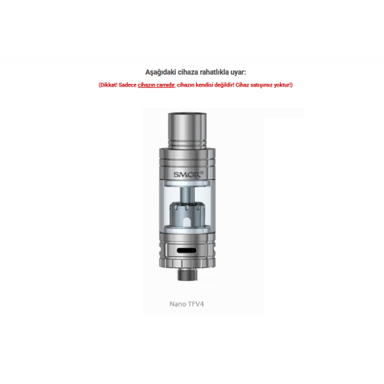 Smok TFV4 Nano Atomizer Camı