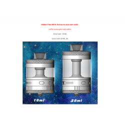 Steam Crave Aromamizer Titan RDTA Atomizer Camı