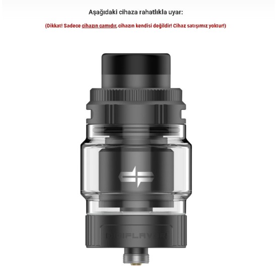 Digiflavor Torch RTA Atomizer Camı