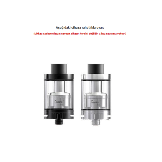 iJoy Tornado Nano Atomizer Camı
