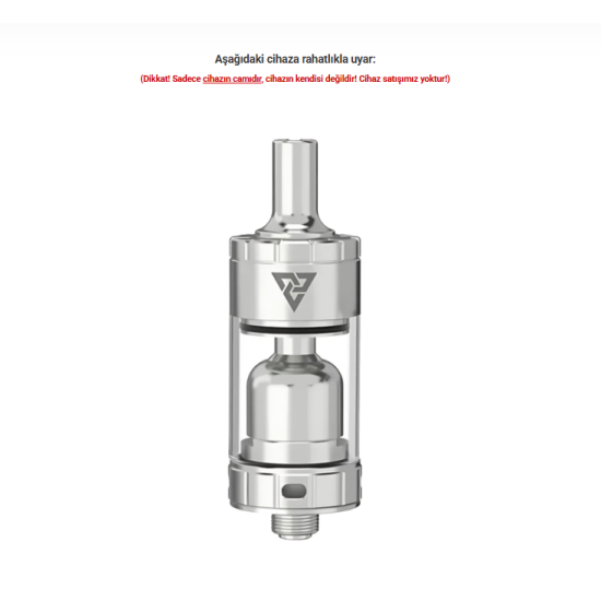 Ambition Mods Trinity MTL RTA Atomizer Camı