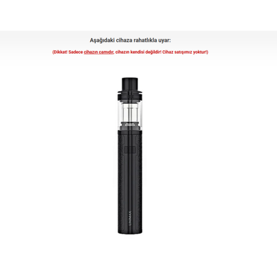 Joyetech Unimax 22 Atomizer Camı