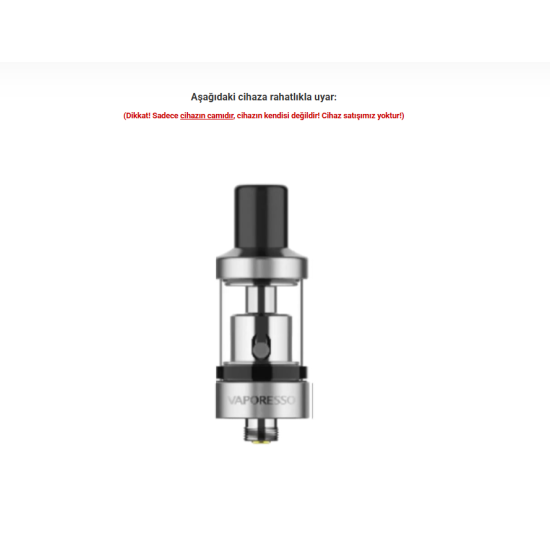 Vaporesso VM18 Tank Atomizer Camı