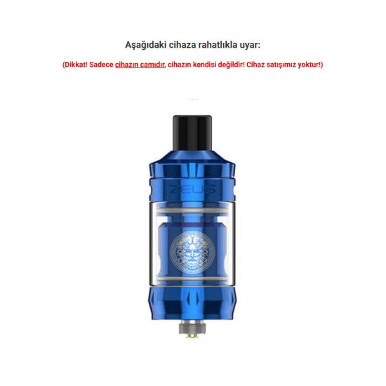 GeekVape Zeus Nano Tank Atomizer Camı