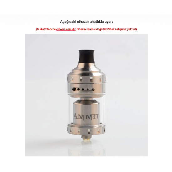 GeekVape Ammit MTL Atomizer Camı - Ammit MTL Cam