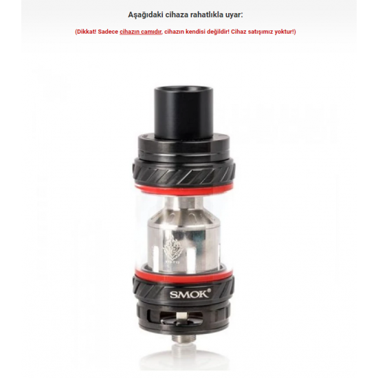 Smok TFV12 Cloud Beast King Atomizer Camı - TFV12 Cloud Beast King Cam