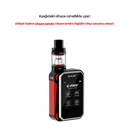 Smok G Priv Atomizer Camı - G Priv Cam