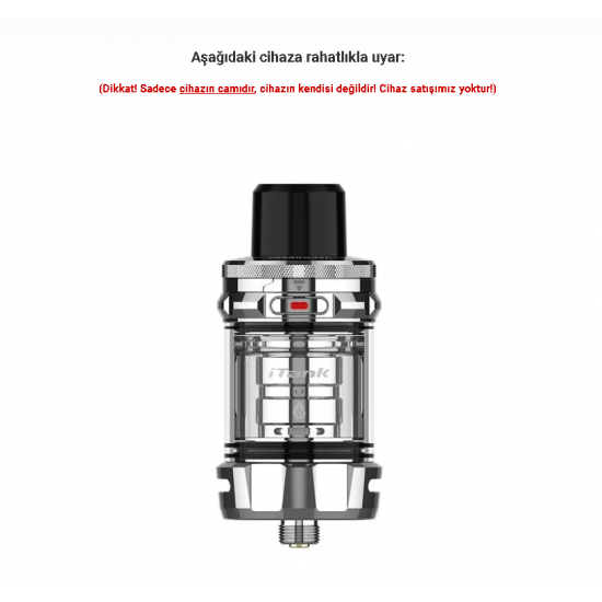 Vaporesso iTank Atomizer Camı - Vaporesso iTank Cam