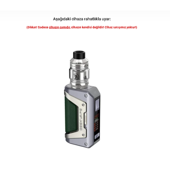 GeekVape Aegeis Legend 2 Kit Atomizer Camı