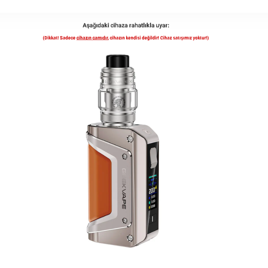 GeekVape Aegeis Legend 3 Kit Atomizer Camı
