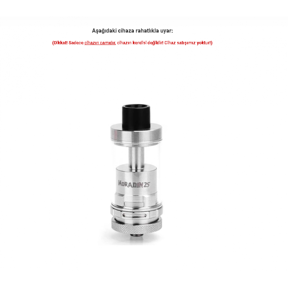 CloudCig Moradin 25 RTA Atomizer Camı - Moradin 25 RTA Cam