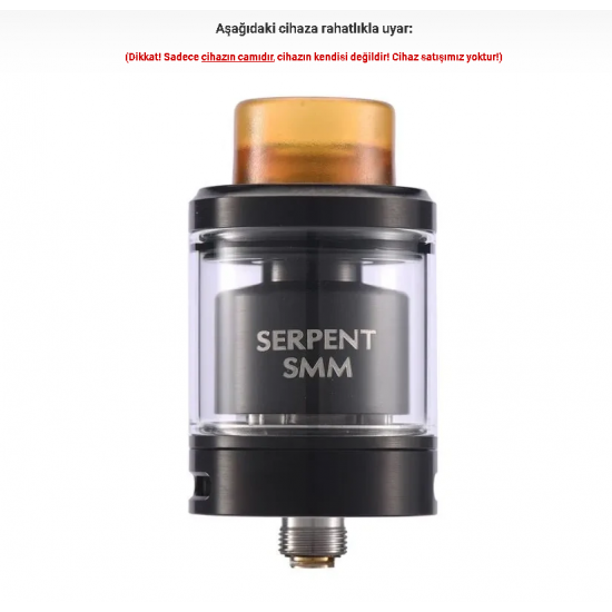 Wotofo Serpent SMM RTA Atomizer Camı - Serpent SMM Cam