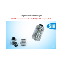 Sigelei Moonshot RDTA Atomizer Camı