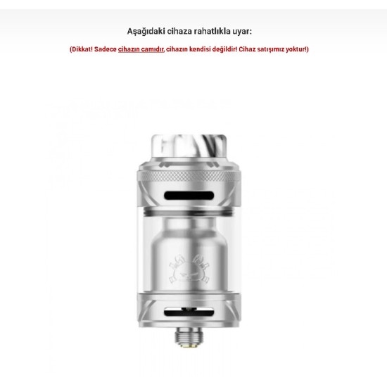 HellVape Fat Rabbit Solo 2 RTA Atomizer Camı