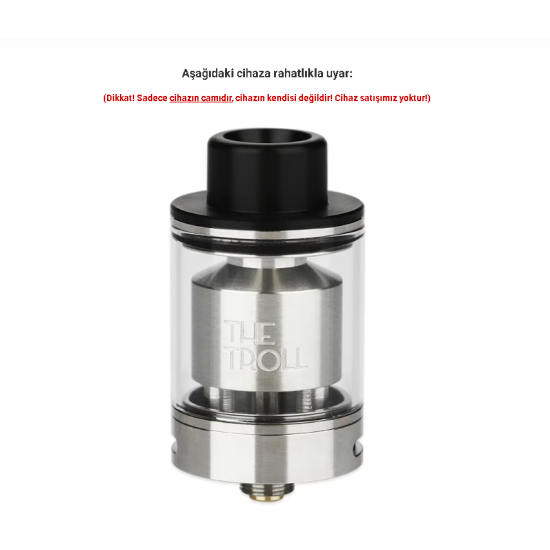 Wotofo The Troll RTA Atomizer Camı