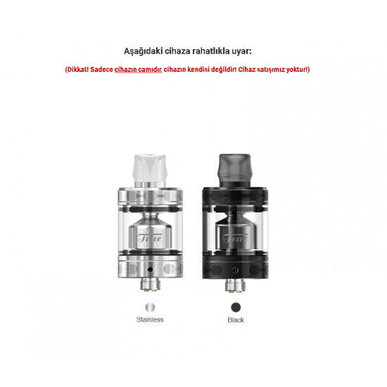 EHPRO True MTL RTA Atomizer Camı - True MTL RTA Cam