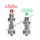 Eleaf Melo 3 Mini Atomizer Camı