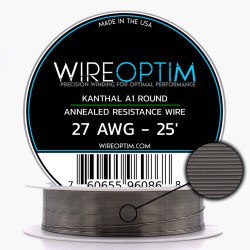 Wire Optim | Kanthal A1 - 27 GA Makara Rezistans Teli - 25 FT - Orijinal