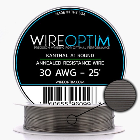 Wire Optim | Kanthal A1 - 30 GA Makara Rezistans Teli - 25 FT - Orijinal