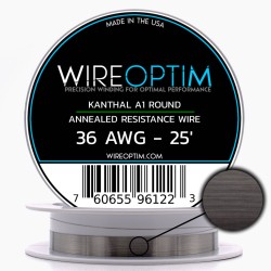 Wire Optim | Kanthal A1 - 36 GA Makara Rezistans Teli - 25 FT - Orijinal