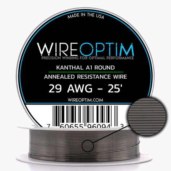 Wire Optim | Kanthal A1 - 29 GA Makara Rezistans Teli - 25 FT - Orijinal Wire Optim | Kanthal A1 - 29 GA Makara Rezistans Teli - 25 FT - Orijinal
